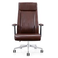 Big Angle Tiltable High Back Leather Rolling Office Chair NO.A103-01