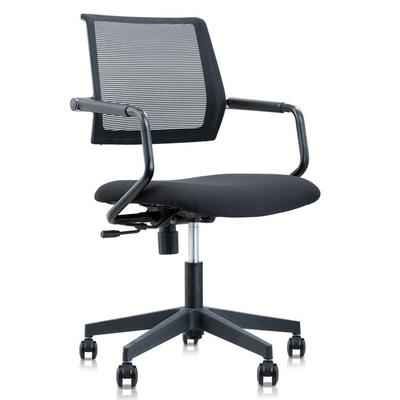 Mid Back Black Rolling Mesh Office Chair with Castors NO.C208-03