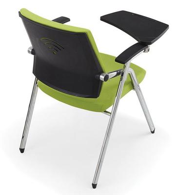 Green Mid Back Mesh Training Chair with Writing Tablet NO.F006-01