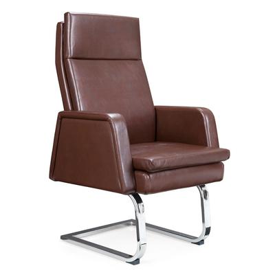 leather conference chair with soft cushions NO.D116-01
